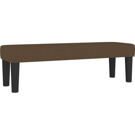 Banc d'entrée - Banc intérieur Marron foncé 100x30x30 cm Tissu fr9378 - Maison La Vie (1/5)