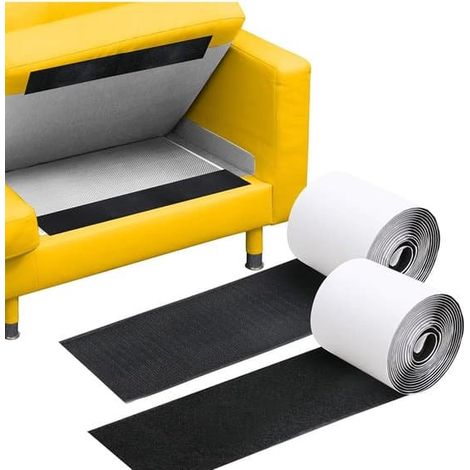 Velcro auto-adhésif ultra-résistant, large et adaptable, adapté aux applications intensives sur surfaces lisses. (1/5)