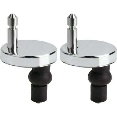 2 pièces vis pour abattant WC, charnière pour abattant WC fixation abattant WC couvercle WC acier inoxydable, pièces de réparation abattant WC, vis abattant WC accessoires (1/4)