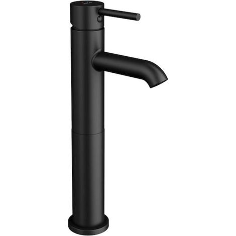 Jika Mio Style - Grifo de lavabo, Cold Start, negro mate H3112F87169201 (1/2)