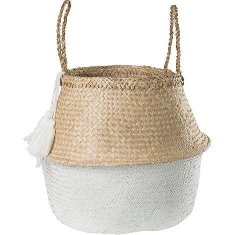 SKLUM Korb Kahs Borl  Ø45 x 40 cm        Weiss                         