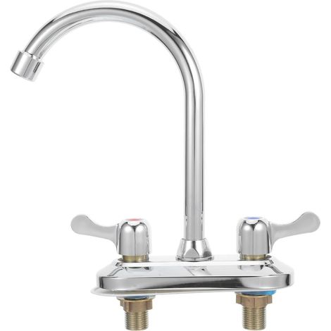 Mitigeur de cuisine, inox/cuivre, argenté, eau chaude/froide (1/5)