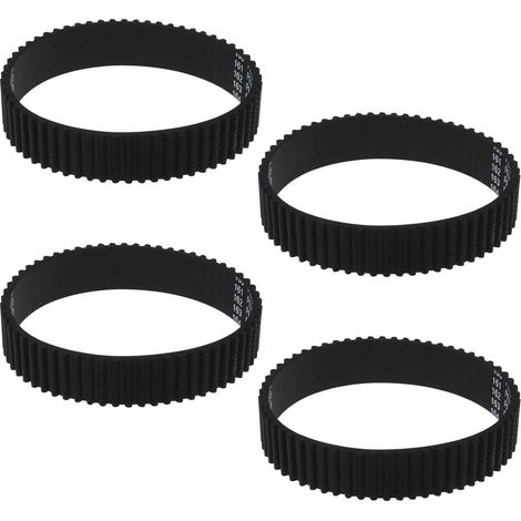 4pcs Courroie d'entraînement de Rabot Électrique X40515 Compatible avec Black & Decker KW715 KW713 BD713 Courroies de Distribution en Caoutchouc de Rabot Électrique 177mm (1/5)