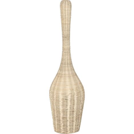 Lampara Pie Ratan Hierro 25X25X85 Natural (1/4)