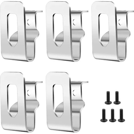 Ganchos de repuesto para cinturón de herramientas (5 piezas) Clips para cinturón de herramientas Gancho para herramientas Adecuado para taladros Dewalt 20V Max