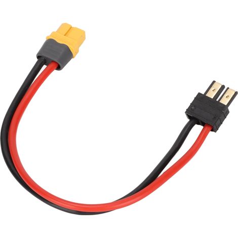 Câble adaptateur XT60H Mâle-Femelle 14AWG pour modélisme RC, drone et bateau (1/5)