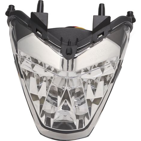 Feu arrière LED pour motos, étanche IP67, résistant aux hautes températures, remplacement pour CBR300R CB300F CBR250R, lentille transparente (1/5)