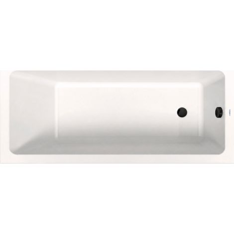 Bañera recta 180 X 80 DURAVIT Duravit No.1 + desagüe negro mate