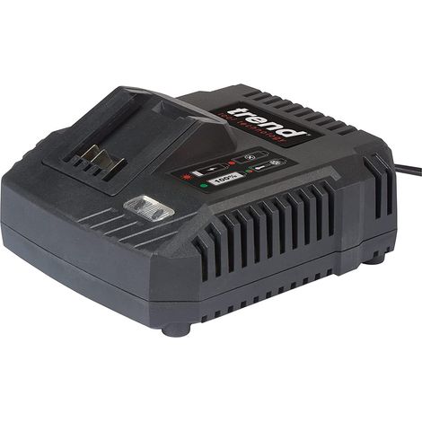 Trend Caricatore rapido T18S (230 v), caricatore rapido da 6 Ah ad alte prestazioni per tutte le batterie Li Ion 18 V Tool Connection, T18S/CH6A/E (1/3)