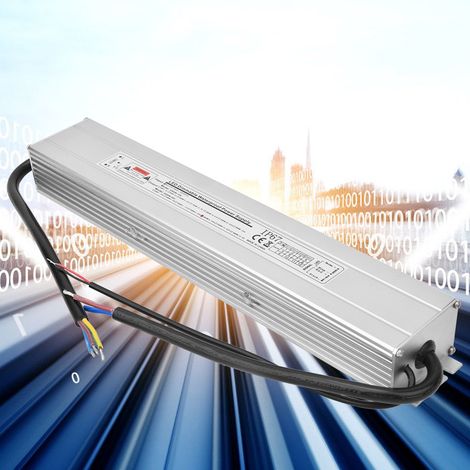 Alimentation LED à intensité variable, étanche IP67, entrée AC 170-260 V (50/60 Hz), sortie 24 V 200 W 8,33 A (1/5)