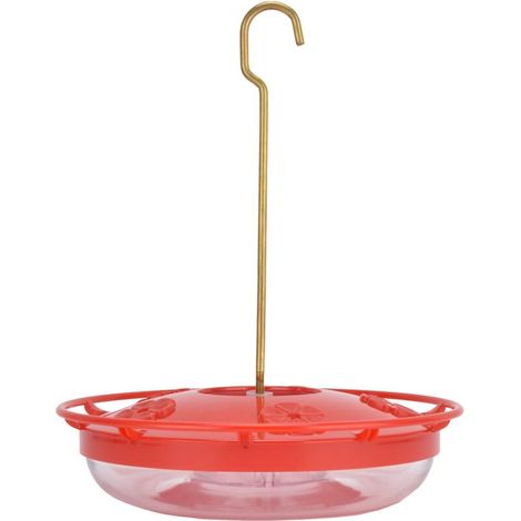 Mangeoire À Oiseaux - Plastique Transparent - Pour Jardin Terrasse Porche - 19.5 X 19.5 X 4.5 Cm - 1 Pièce (1/5)