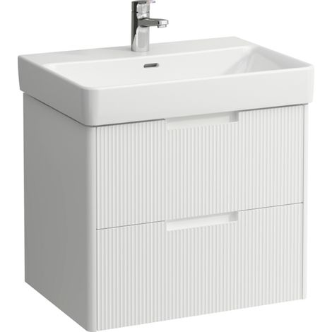 LAUFEN Juna Meuble sous-lavabo, 2 tiroirs, système de rangement