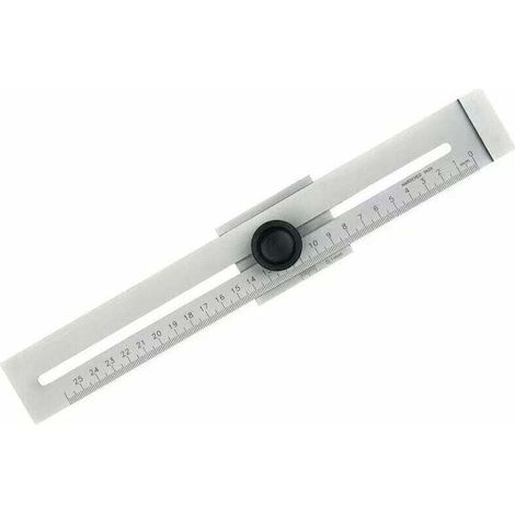 Stainless Steel Marking Ruler Plage de mesure en métal 250 mm, 1 pièce (1/4)