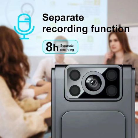 A19WIFI Recorder for On-Site Law Enforcement, Long Battery Life, Convenient Clip-on Design, Night Vision Law Enforcement Recorder, 1080P -- L8 Camera (1/3)
