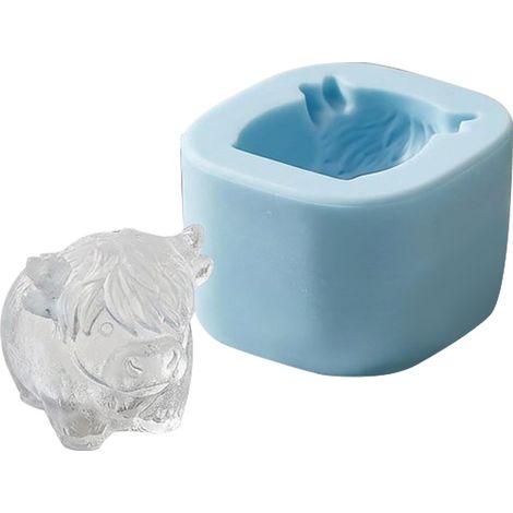 à glaçons en forme de vache Bac Silicone (1/5)