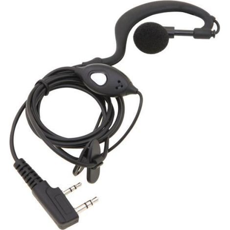 Talkie-walkie Double Bande VHF UHF - Affichage LCD - Veille 3 Jours - Horloge Intégrée - 128 Canaux - Noir ×1 (1/4)