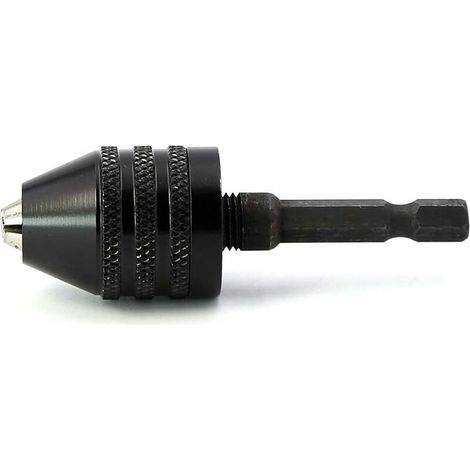0,3 à 6,5 mm Mandrin de serrage rapide mandrin de tournevis Clé à chocs perceuse à mandrin à libération rapide Adaptateur de foret 1/4 "mandrin à arbre hexagonal (1/5)