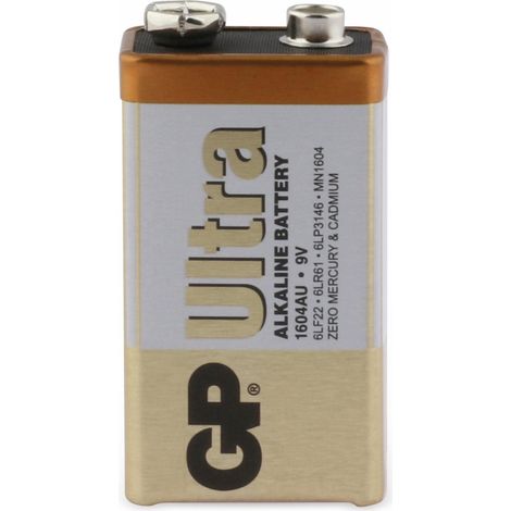 Alkalibatterie 1604AU 9V - GP1604AU-U1 (1/5)