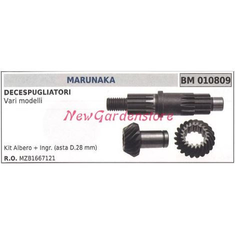 Kit eje cónico desbrozadora MARUNAKA varios modelos 010809