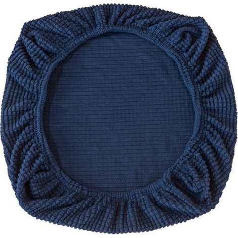 2 fundas elásticas para sillas, fundas para sillas de oficina, fundas para sillas gaming, taburete giratorio, fundas para sillas, gris oscuro (1/5)