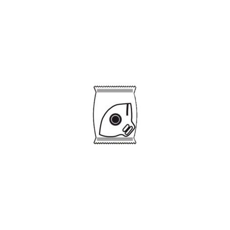 Delta Plus M1300VBC mascarilla respiratoria blanca plegable FFP3 (1/3)
