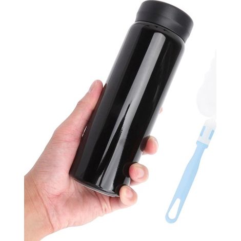 Kleine Trinkflasche 280 ml Mini Thermoskanne Tragbare Thermoskanne Kaffeeflasche Thermobecher Isolierflasche aus Edelstahl 316 Thermoskanne Milch (1/5)