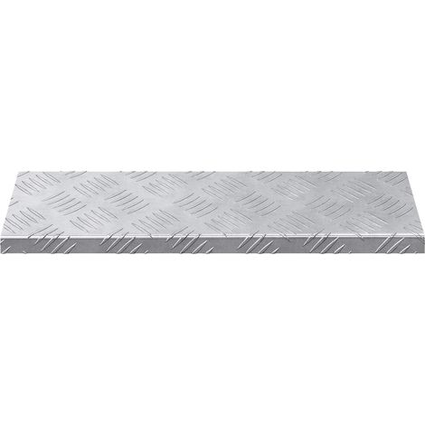 Nez de marche 5 pcs Argenté 60 x 18 x 2,5 cm Aluminium (1/4)