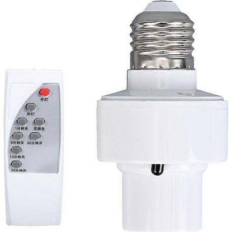 Interrupteurs de lampe à distance, minuterie numérique, prise de courant, contrôle à distance jusqu'à 7 mètres