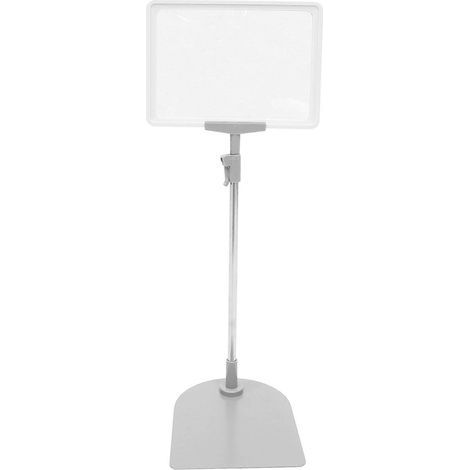 Preisschildhalter für den Einzelhandel, Preisschildständer für Supermärkte – 51,80 x 22,00 x 16,00 cm – Weiß (1/4)