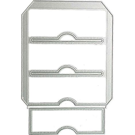 Pochoir en Acier au Carbone pour Découpe d'Enveloppes - Matrice Métallique (1/4)