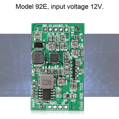 Carte TCON LCD Or-92E Zhide avec réglages VGL VGH VCOM AVDD - Module Boost pour écran