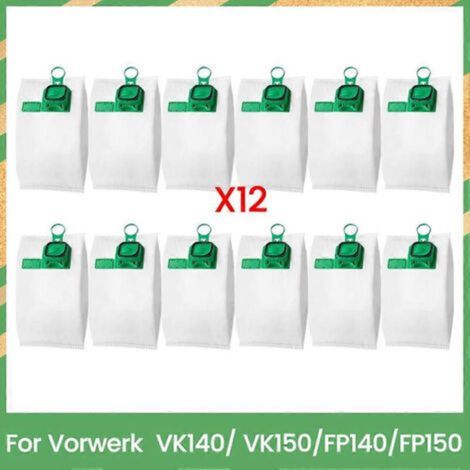 Ersatzpackung mit 12 Einweg-Staubbeuteln für Vorwerk VK140/VK150/FP140/FP150 Bodenstaubsauger - Ersatzteile (1/5)