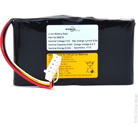 NX - Batterie Li-Ion 2S1P  MP176065 xlr 49.64Wh 7.3V 6.8Ah Amp (1/3)