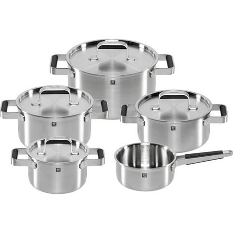Zwilling Pure Kochgeschirrset 5-tlg. 18/10 Edelstahl silber