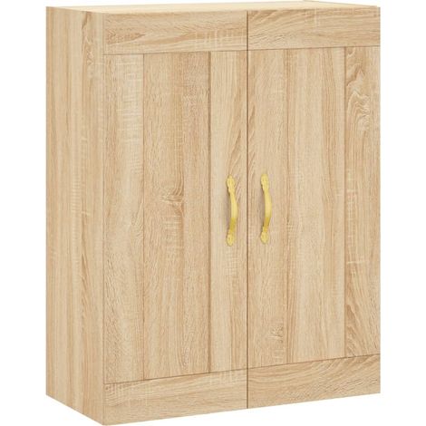 Armoire murale chêne sonoma 69,5x34x90 cm bois d'ingénierie