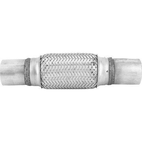 Tubo de escape flexible corrugado de acero inoxidable, 1,75 x 10 pulgadas, tubo de junta flexible, piezas universales (1/5)