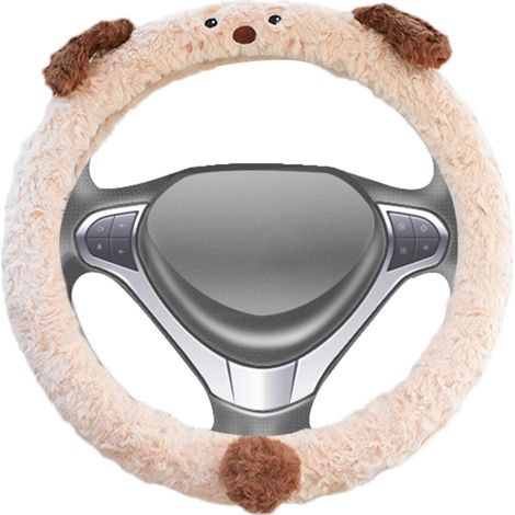 Couverture De Volant De Voiture pour Femmes - Housse en Forme d'animal - Protecteur De Volant Anti-Dérapant  pour Hiver Chaud, Femmes, Camion, Voiture et SUV, Intérieur (1/5)