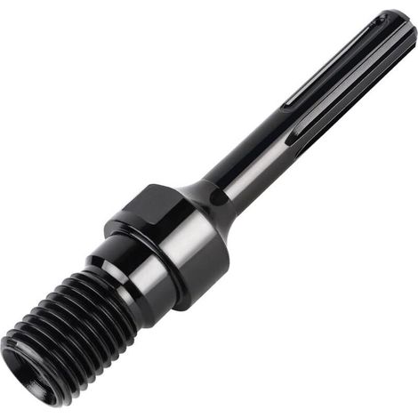 Adaptateur SDS Max sur couronne de forage diamantée 1-1/4-7UNC – Acier résistant à la rouille – Pour carottage béton – Dimensions 190mm x 40mm (1/5)