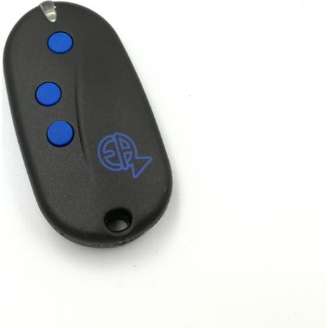 Télécommande - EUROPE AUTOMATISMES - EA S3 - 3 Fonctions - Code Fixe - Couleur Bleue