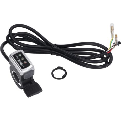 Accélérateur Pouce 106DX pour Vélo Électrique Scooter avec Indicateur Batterie Poignée Accélérateur 48V (1/5)