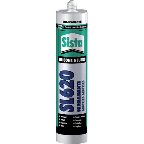 Mastic silicone marron Sista 300 ml SL620 pour charpente en tA le