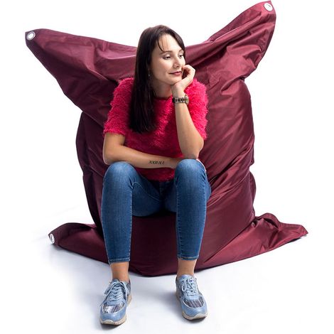 Pouf Extérieur, Outdoor, Jardin, Terrasse, Prune BiG52 IRON RAW (1/5)