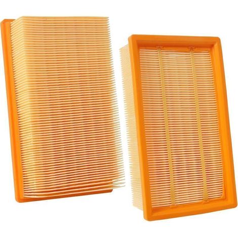 Lot de 2 filtres pour aspirateur Bosch Gas 35 L, M SFC, AFC Professional, plissés plats pour NT 25/1 Ap