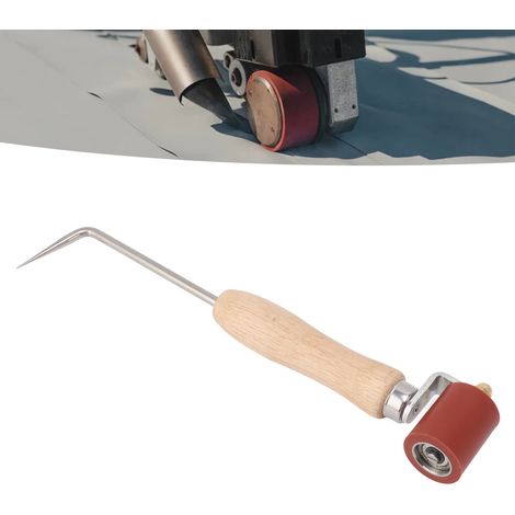 Outil de Rouleau de Pression Manuelle pour Soudage PVC avec Aiguille Double Usage 40mm en Silicone Rouge - KZQ (1/5)