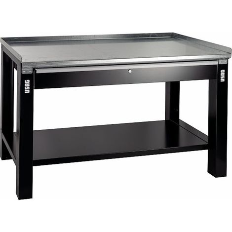 USAG 506 TAC Banco da lavoro con Piano in Acciaio completo di cassetto 1500 mm (1/4)