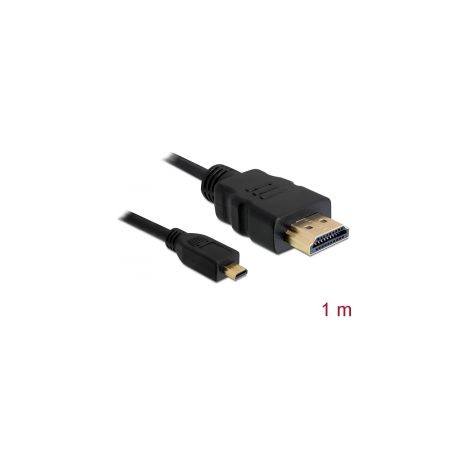 Cable HDMI High Speed con Ethernet A/D M/M 1m