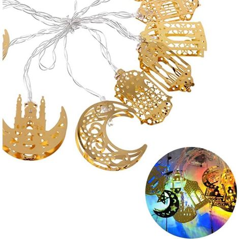 Luci a stringa Ramadan da 118 pollici, illuminazione per feste, decorazione, luci a stringa LED fatate, lampada Ramadan per la festa - Colore