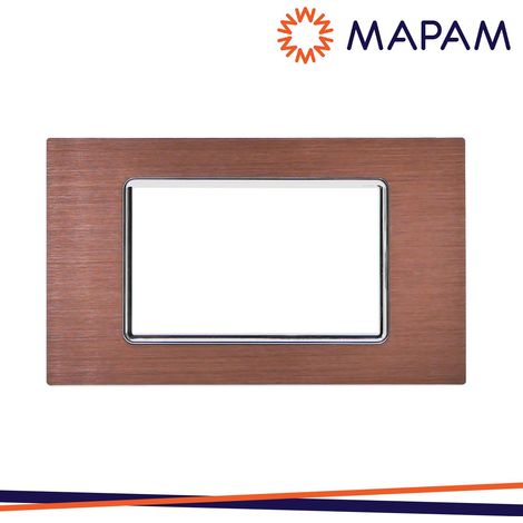 PLACCA ALLUMINIO 8004LL-6 ART 4P BRONZO