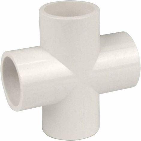 10 pièces de connecteurs transversaux en PVC 4 voies de 20 mm pour la construction de serres robustes