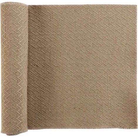 Chemin de Table en Jute "Modalie" 35x140cm Beige (1/4)
